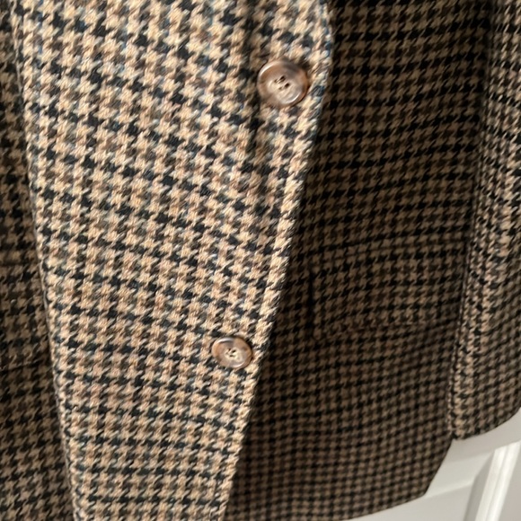Houndstooth wool blazer size 46 regular - Picture 6 of 7